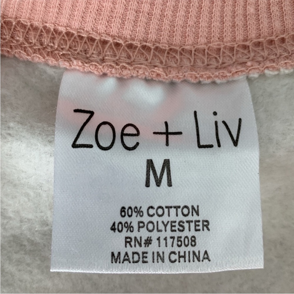 ZOE & LIV Jaguars Graphic Sweatshirt - Peach and Gray•Size M•Women - Picture 5 of 11
